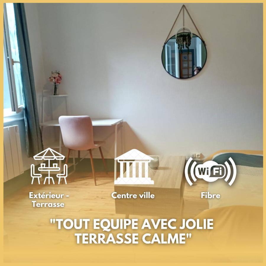 La Terrasse Zen Dacher - Superbe Appartement 30 M2 Tout Equipe Avec Terrasse Coeur Vichy Proche Gare Thermes Cures Exterior foto